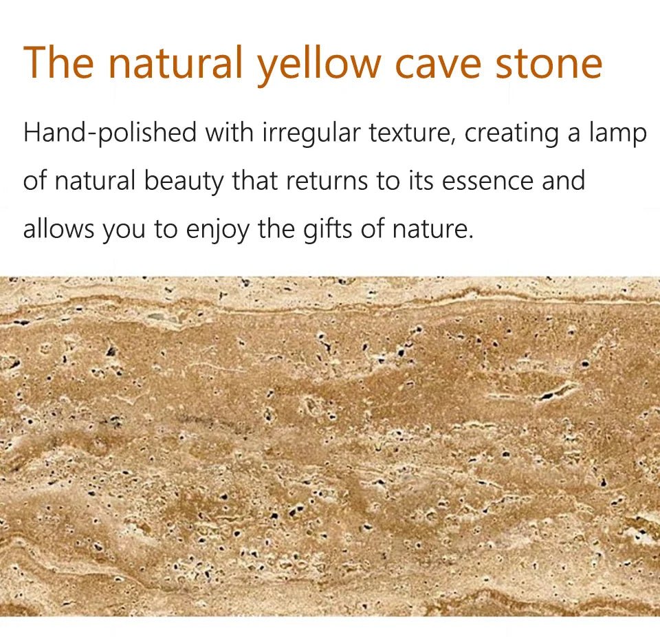 IP65 Waterproof Outdoor Wall Light - Natural Stone Finish - Hans Lumiere