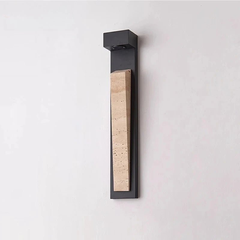 IP65 Waterproof Outdoor Wall Light - Natural Stone Finish - Hans Lumiere