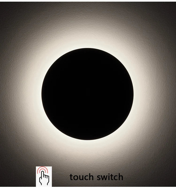 Iron And Acrylic LED Wall Light With Touch Switch - Hans Lumiere