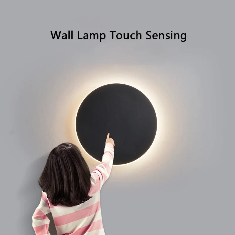 Iron And Acrylic LED Wall Light With Touch Switch - Hans Lumiere
