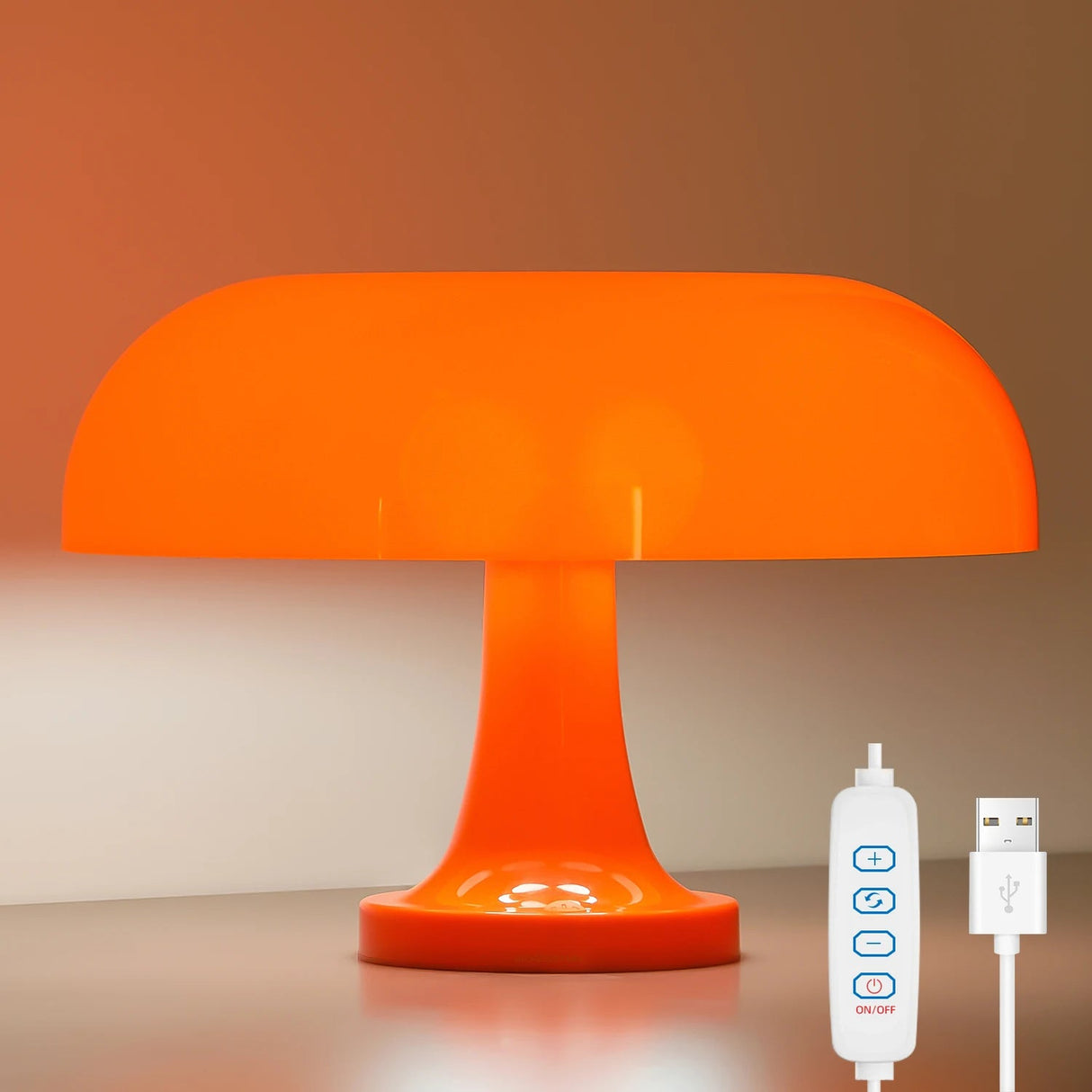Italian Designer Led Mushroom Table Lamp - Hans Lumiere