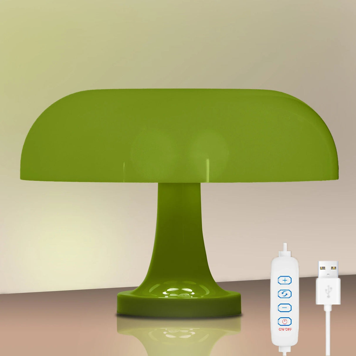 Italian Designer Led Mushroom Table Lamp - Hans Lumiere