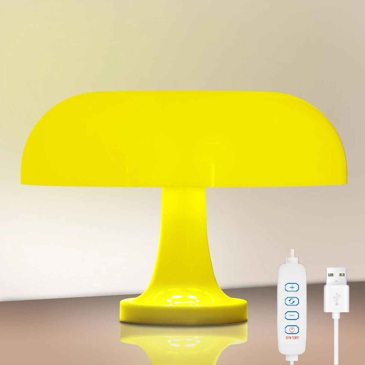 Italian Designer Led Mushroom Table Lamp - Hans Lumiere