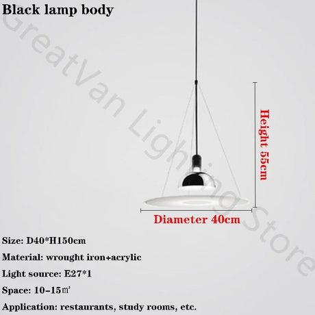 Italian Designer Luxury Round Flying Saucer Art Chandelier - Hans Lumiere