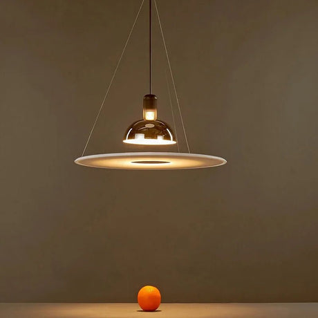 Italian Designer Luxury Round Flying Saucer Art Chandelier - Hans Lumiere