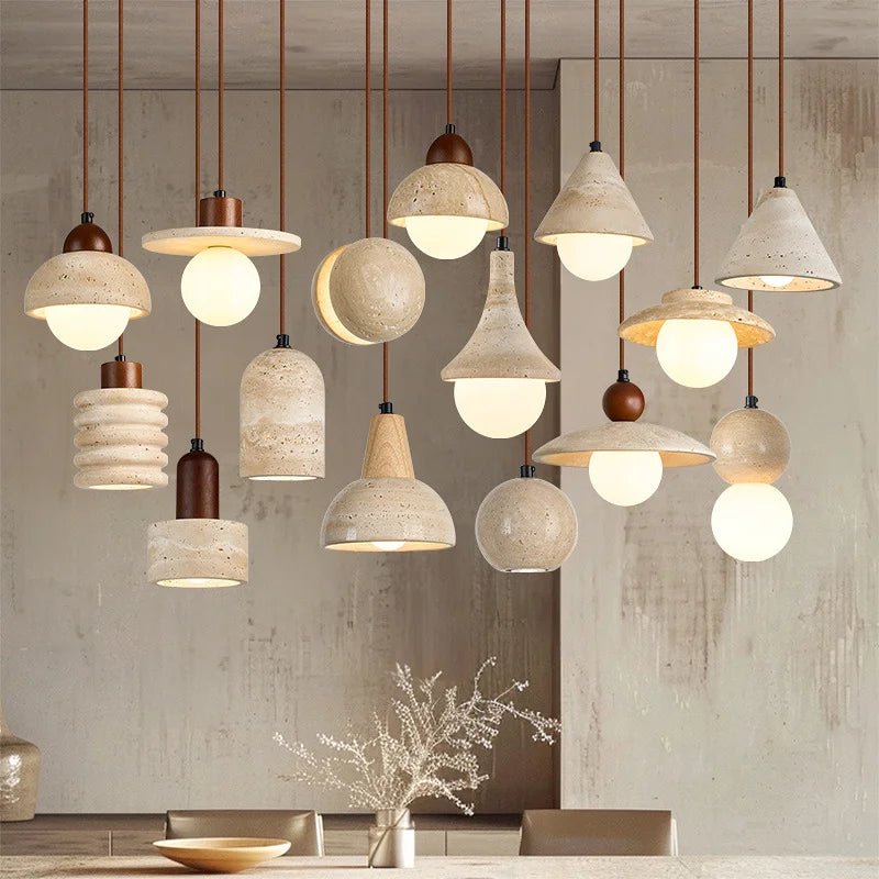 Japanese - Style Wabi Sabi Pendant Light - Hans Lumiere