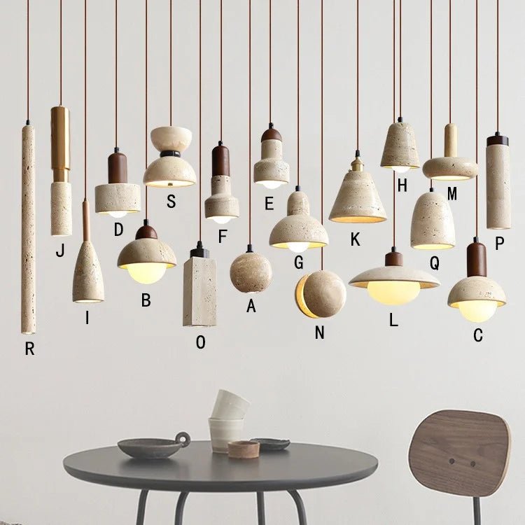 Japanese - Style Wabi Sabi Pendant Light - Hans Lumiere