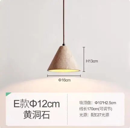 Japanese - Style Wabi Sabi Pendant Light - Hans Lumiere
