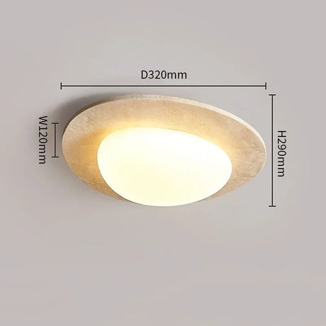 Japanese Wabi Sabi Children's Room Warm Ceiling Light - Hans Lumiere