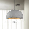 Japanese Wabi Sabi Grey Droplight - Hans Lumiere