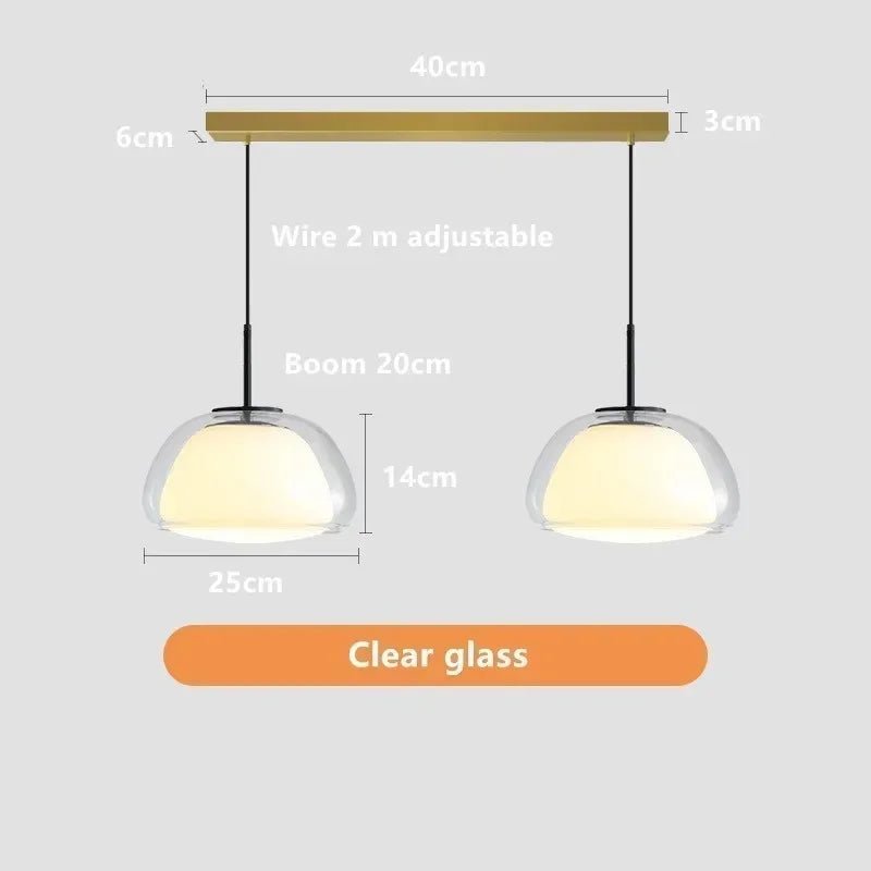 Jelly Hallway Glass Chandelier - Hans Lumiere
