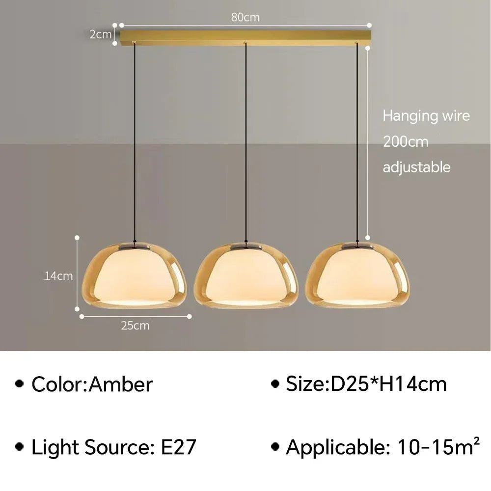 Jelly Hallway Glass Chandelier - Hans Lumiere