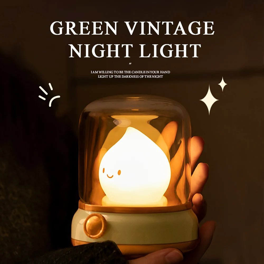 Kerosene LED Night Light Cute Flameless Candle - Hans Lumiere