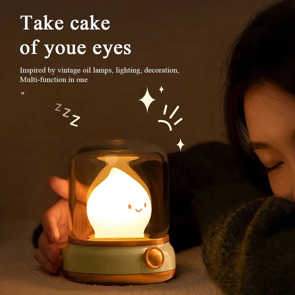 Kerosene LED Night Light Cute Flameless Candle - Hans Lumiere