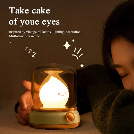 Kerosene LED Night Light Cute Flameless Candle - Hans Lumiere