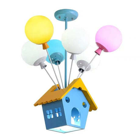 Kids Wooden House Ceiling Light - Hans Lumiere