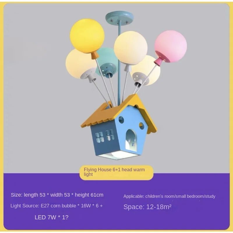 Kids Wooden House Ceiling Light - Hans Lumiere