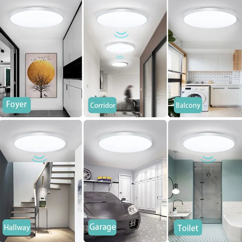 LED Ceiling Lights With Radar Sensor - Hans Lumiere