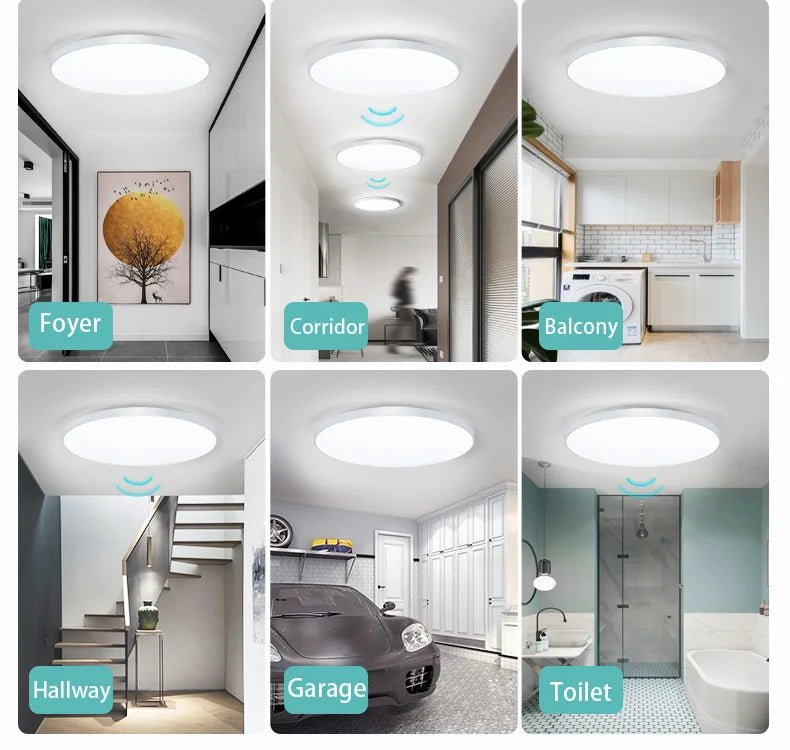 LED Ceiling Lights With Radar Sensor - Hans Lumiere