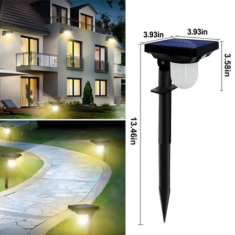 LED Outdoor Waterproof Solar Porch Lights - Hans Lumiere