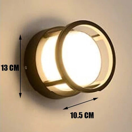 LED Outdoor Waterproof Wall Lamp With Motion Sensor - Hans Lumiere