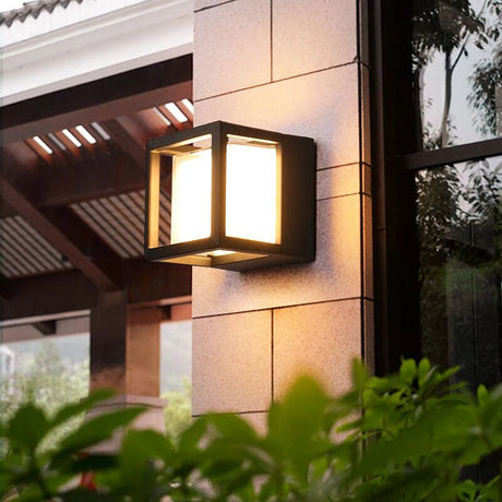 LED Outdoor Waterproof Wall Lamp With Motion Sensor - Hans Lumiere