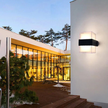 LED Outdoor Waterproof Wall Lamp With Motion Sensor - Hans Lumiere