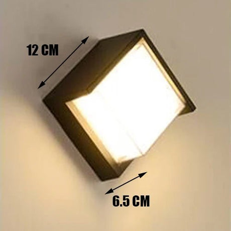 LED Outdoor Waterproof Wall Lamp With Motion Sensor - Hans Lumiere