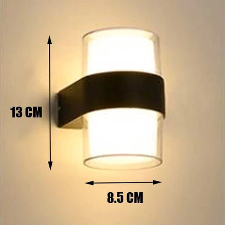 LED Outdoor Waterproof Wall Lamp With Motion Sensor - Hans Lumiere