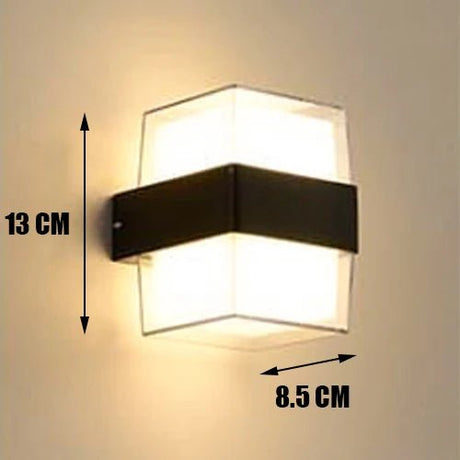 LED Outdoor Waterproof Wall Lamp With Motion Sensor - Hans Lumiere