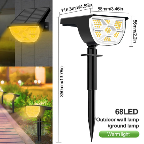 LED Solar Outdoor IP65 Waterproof Landscape Light - Hans Lumiere