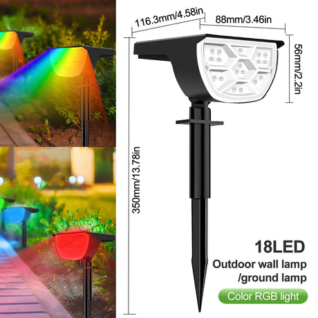 LED Solar Outdoor IP65 Waterproof Landscape Light - Hans Lumiere
