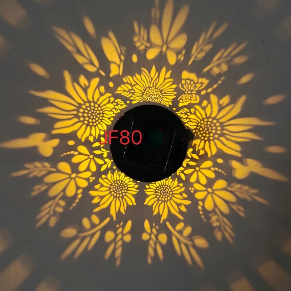 LED Solar Wall Light IP65 Waterproof Warm White Garden Night Light - Hans Lumiere