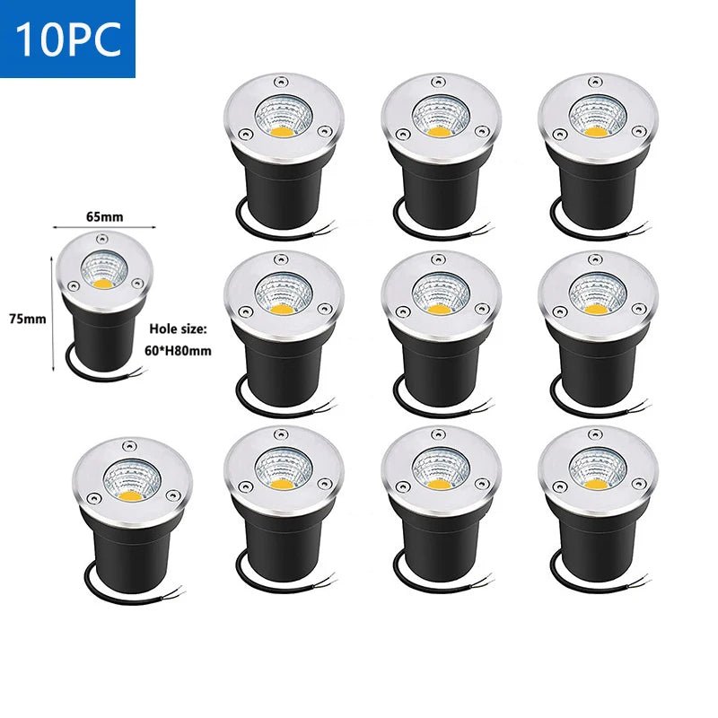 LED Underground Garden Light – Waterproof IP67 Buried Spot, 5-20W - Hans Lumiere