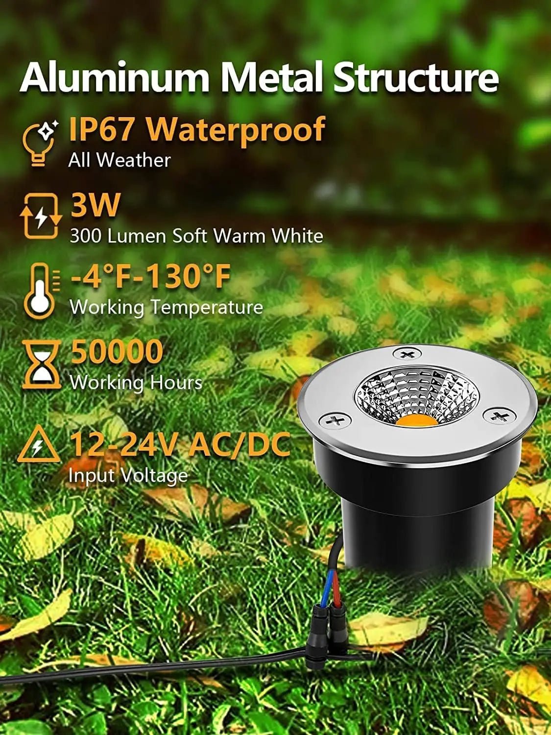 LED Underground Garden Light – Waterproof IP67 Buried Spot, 5-20W - Hans Lumiere