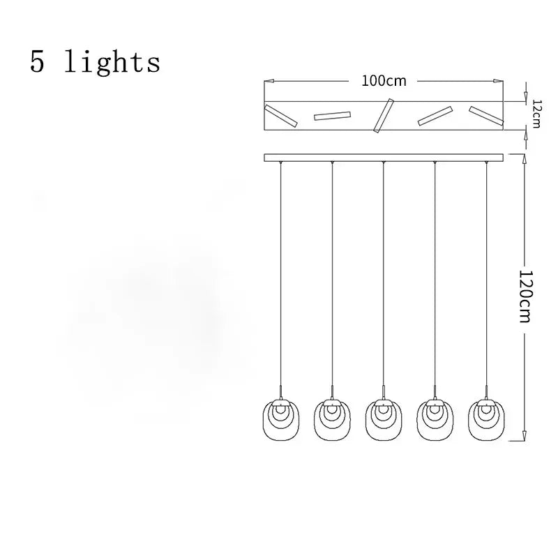 Long Luxury Hallway Crystal LED Chandelier - Hans Lumiere