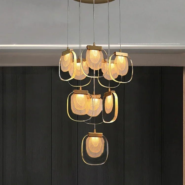 Long Luxury Hallway Crystal LED Chandelier - Hans Lumiere