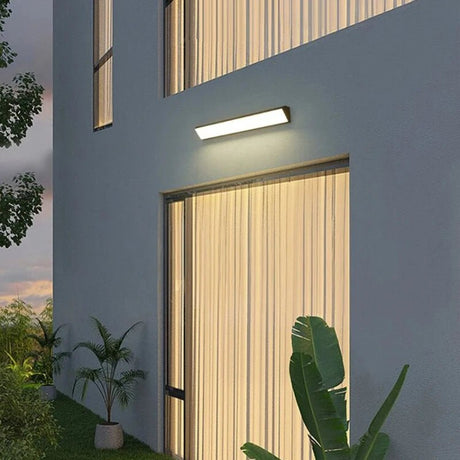 Long Strip Outdoor Waterproof Exterior Wall Lamp - Hans Lumiere