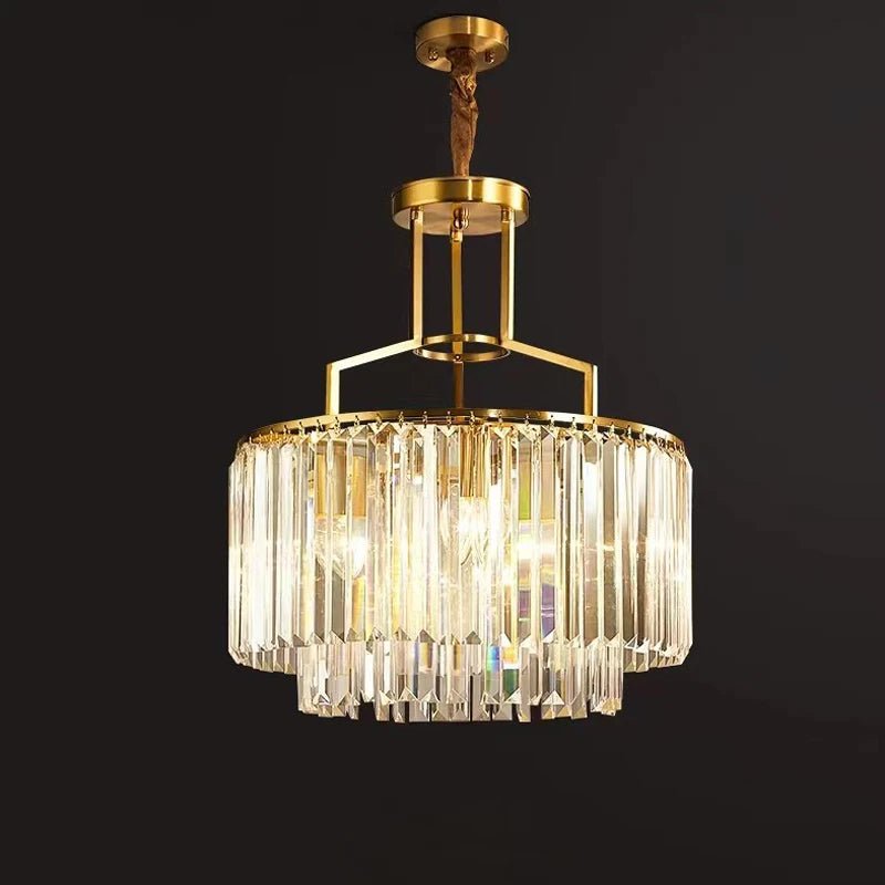Luxury American Retro Modern Lighting Fixtures Copper Chandelier - Hans Lumiere