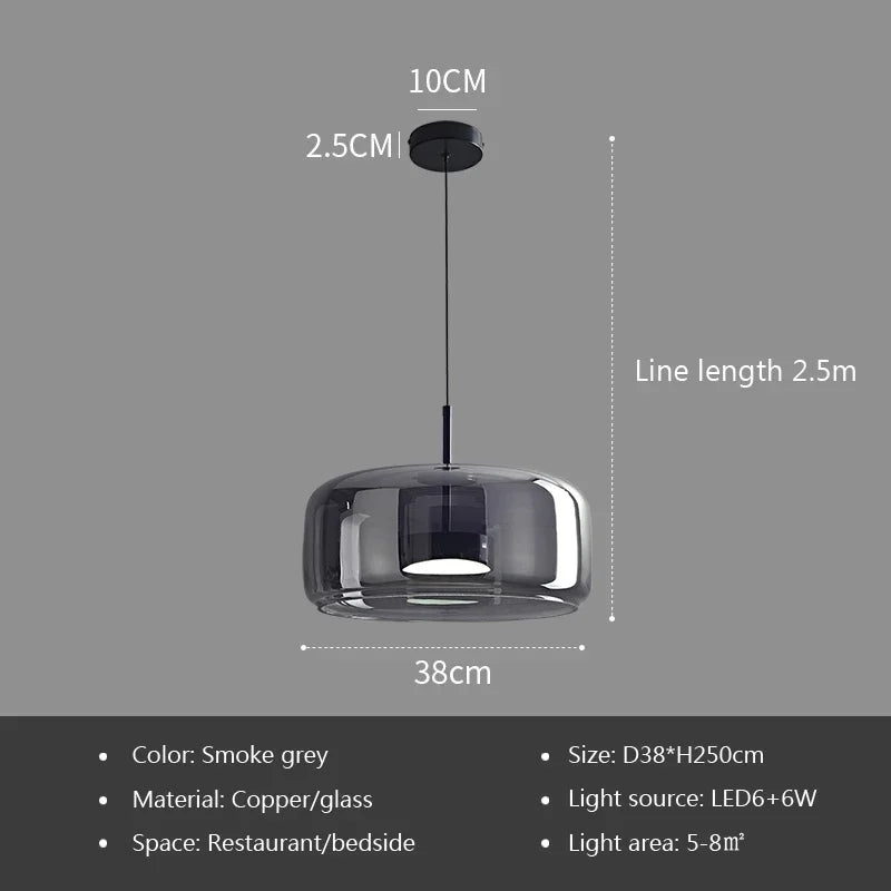 Luxury Glass Pendant Pendant Lamp - Hans Lumiere