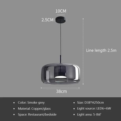 Luxury Glass Pendant Pendant Lamp - Hans Lumiere