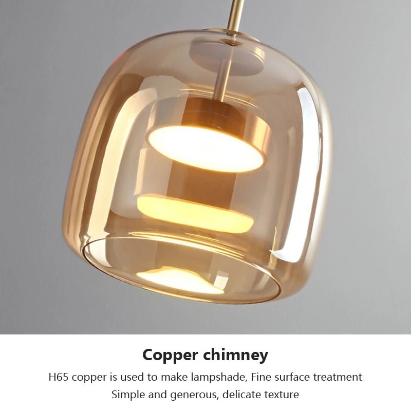 Luxury Glass Pendant Pendant Lamp - Hans Lumiere
