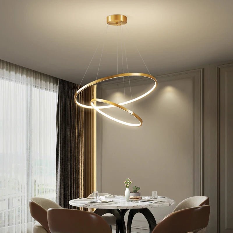 Luxury Gold Nordic Pendant Lamp - Hans Lumiere