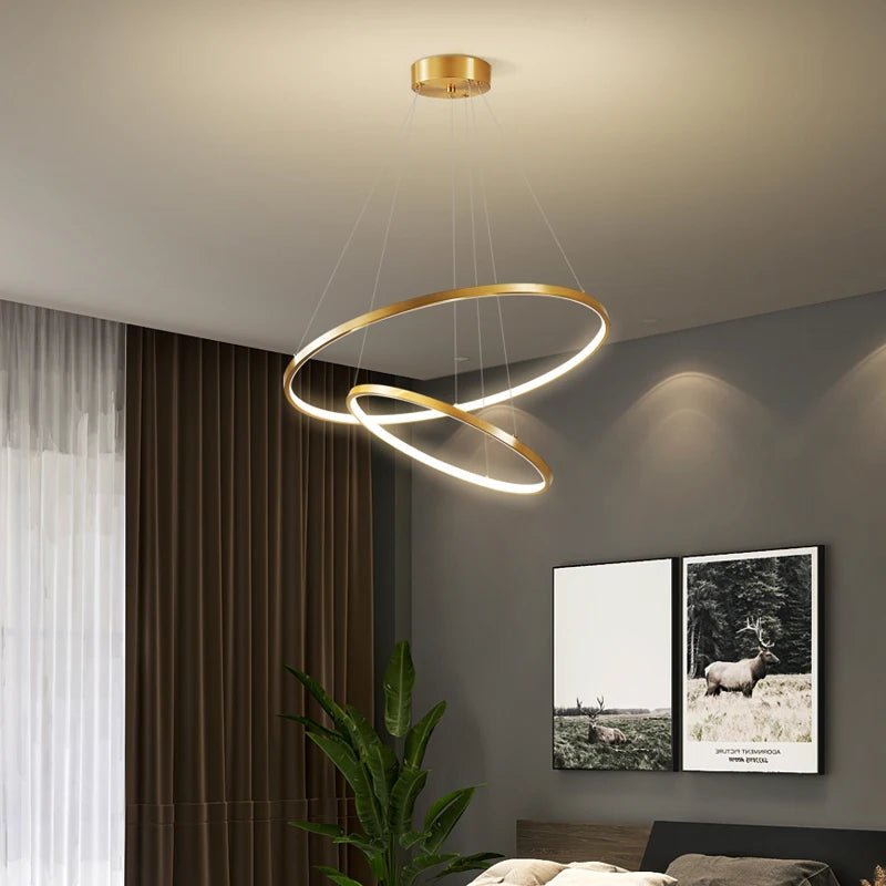 Luxury Gold Nordic Pendant Lamp - Hans Lumiere
