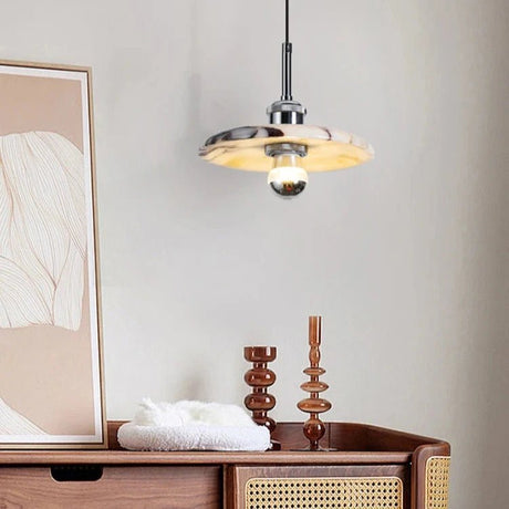 Luxury Hanging Marble LED Pendent Lamp - Hans Lumiere