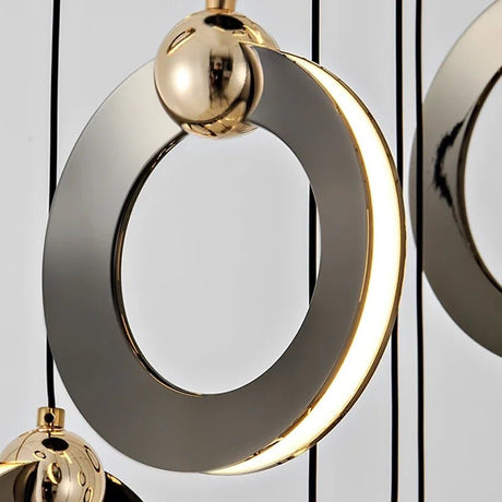 Luxury Indoor Aluminum Round LED Chandelier - Hans Lumiere