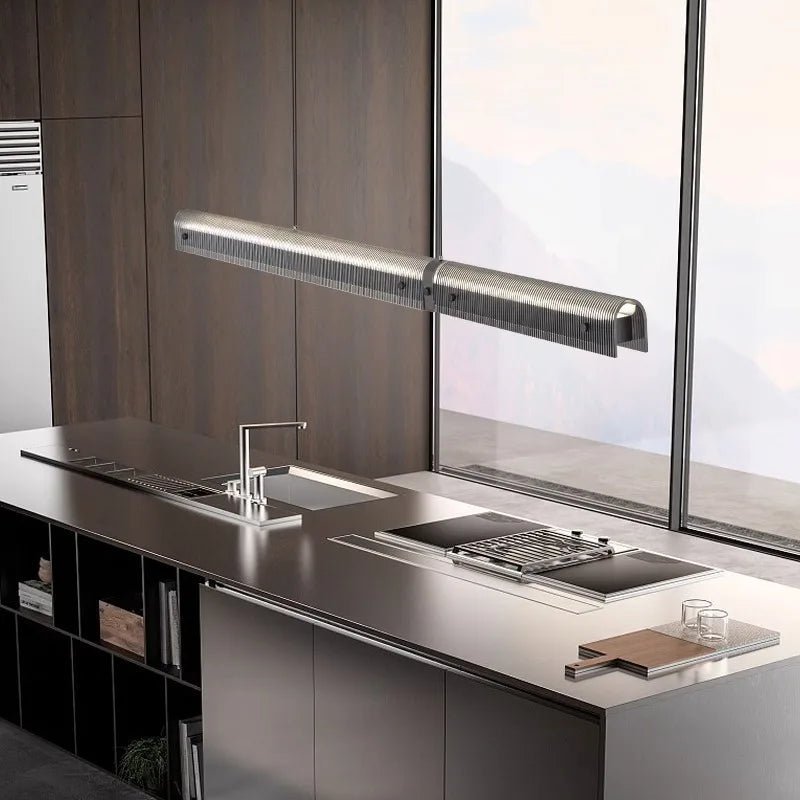 Luxury Italian Long Table Tunnel Style LED Chandelier - Hans Lumiere