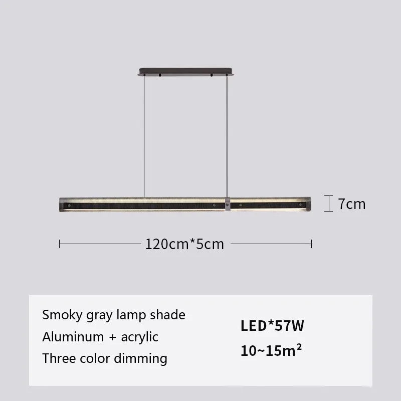 Luxury Italian Long Table Tunnel Style LED Chandelier - Hans Lumiere