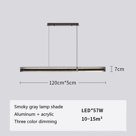 Luxury Italian Long Table Tunnel Style LED Chandelier - Hans Lumiere