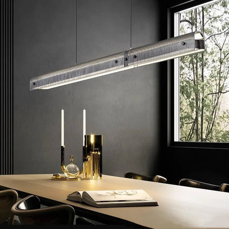 Luxury Italian Long Table Tunnel Style LED Chandelier - Hans Lumiere